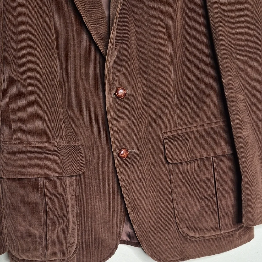 Brown Corduroy Sportcoat Blazer - Classic Men's Tailored Jacket